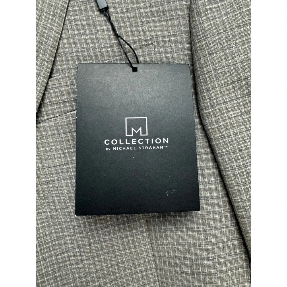Michael Strahan Collection Modern Fit‎ Tan Blazer Suit Jacket Stretch 42R